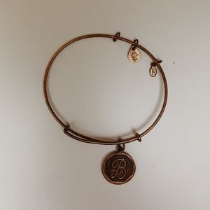Alex and Ani Initial “B” Charm Bangle
